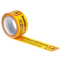 Supra Ratiopac PP-Signalklebeband »Transport-Sicherung« schwarz
