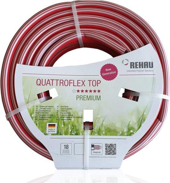 WAN Premium tuinslang - Flexibele en drukbestendige waterslang - 20 meter - Zilver gestreept