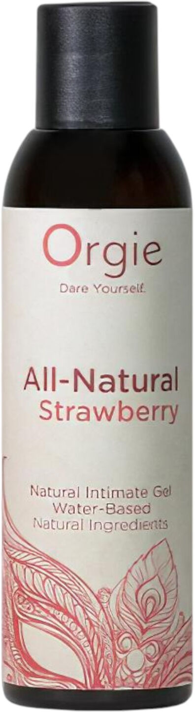 Orgie All Natural - Vandbaseret Glidegel - Jordbær (150ml)