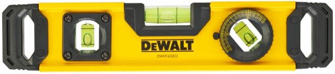 Niveau à bulle torpille DEWALT 25cm niveau à bulle rotatif DWHT0-43003 (DWHT0-43003)