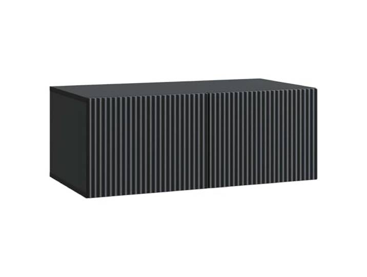 Makastle Hängender TV Schrank 78,5x41x30 cm Schwarz