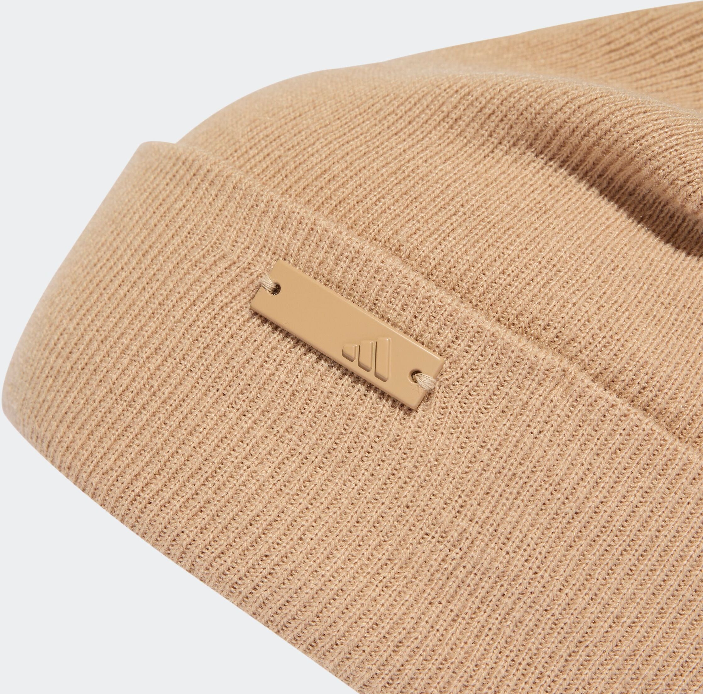 Beanie ADIDAS PERFORMANCE "TONAL", beige (warm sandstone), Obermaterial: 100% Polyacryl, Mützen Beanie, Beanie warm sandstone Einheitsgröße