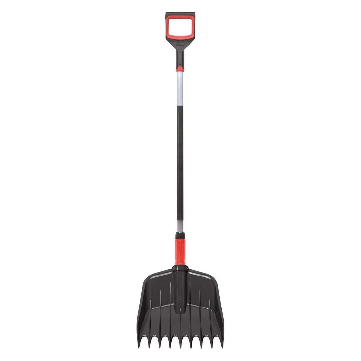 Prosperplast Gartenschaufel mit Rechen RAKE LOADER schwarz (ILG2-S411)