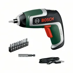 Bosch Akku-Schrauber IXO 7 mit 10 Stand. Bits u. Aufbewahrungsbox - 06039E0000