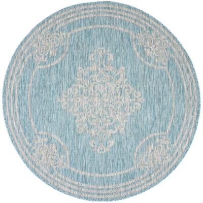 SAFAVIEH Courtyard Karin Indoor/ Outdoor Waterproof Patio Backyard Rug