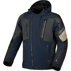 Macna Angle 2.0, Textiljacke wasserdicht - Dunkelblau/Dunkelgrau/Schwarz - 3XL