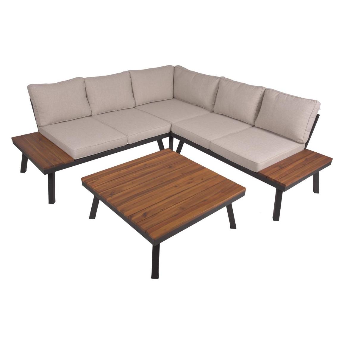 Garden Pleasure Loungegruppe Theresa braun (305455)