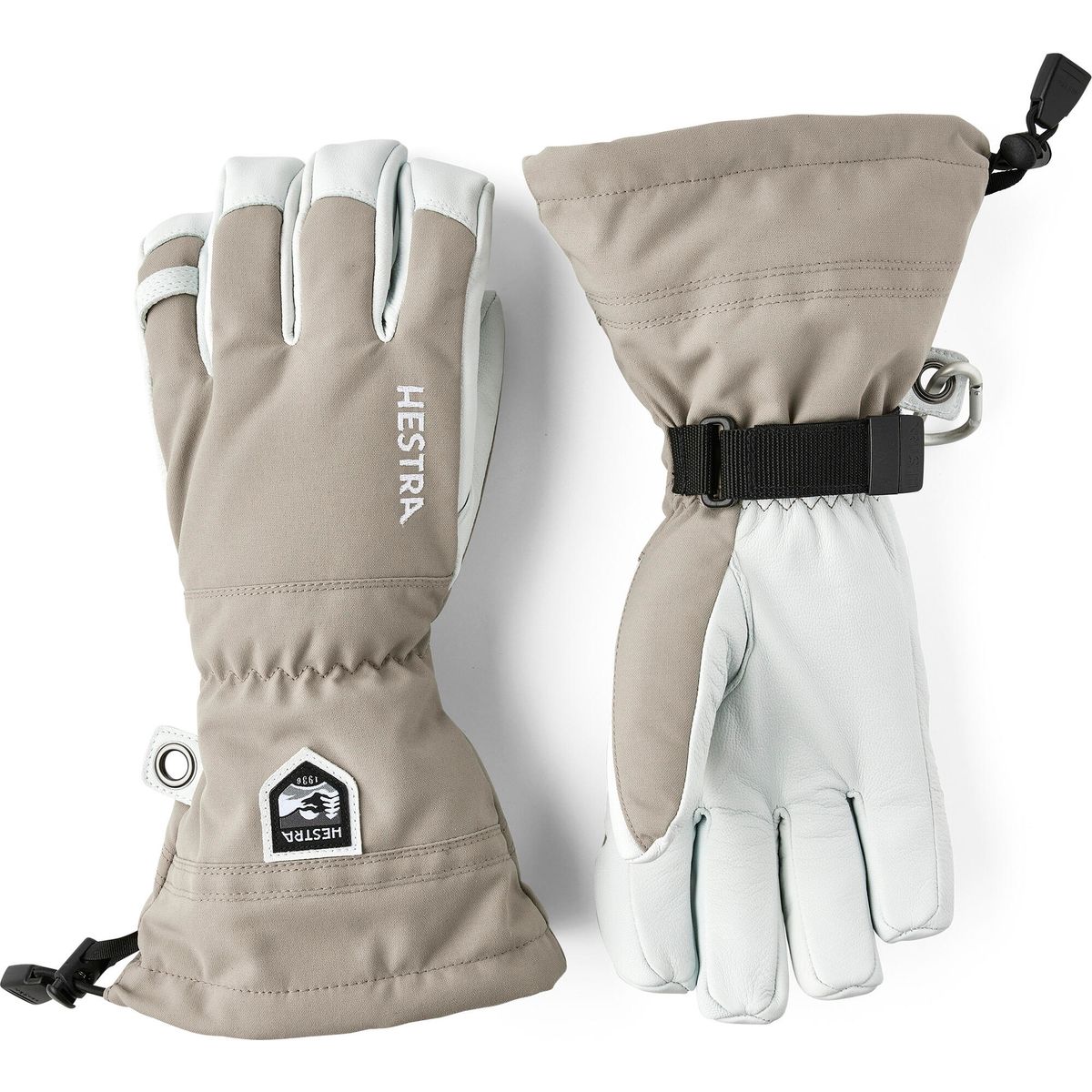 Hestra Army Leather Heli Ski - 5 Finger khaki (620) 10 30570-620-10