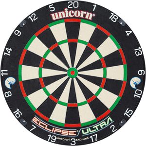 Unicorn Dartscheibe Eclipse Ultra Bristle Board, aus Sisal, für Steeldarts