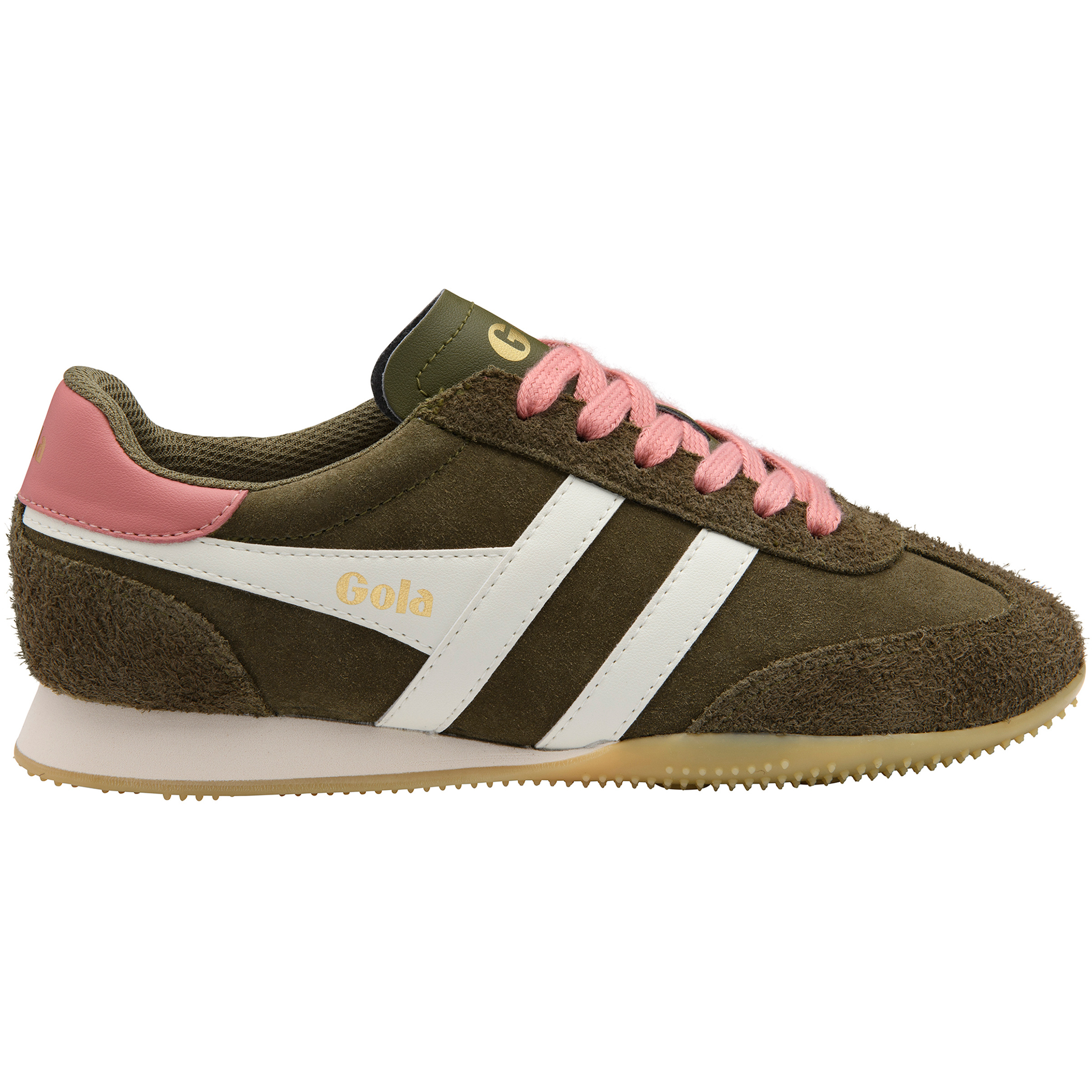 Gola Sprinter Suede Damen Freizeitschuhe oliv Größe 37 Lifestyle