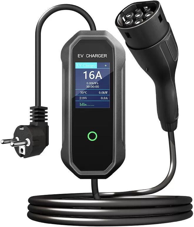 INF Chargeur EV, câble de charge portable EVSE niveau 2 16A 3,5KW