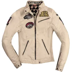 HolyFreedom Quattro Waxed Damen Motorrad Textiljacke L