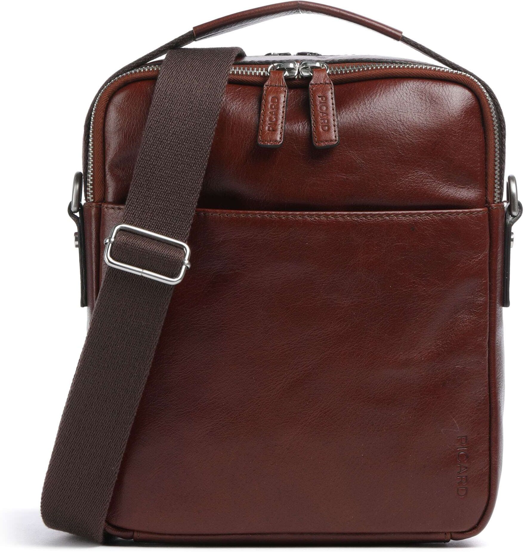 Picard Buddy Umhängetasche aus Leder, braun