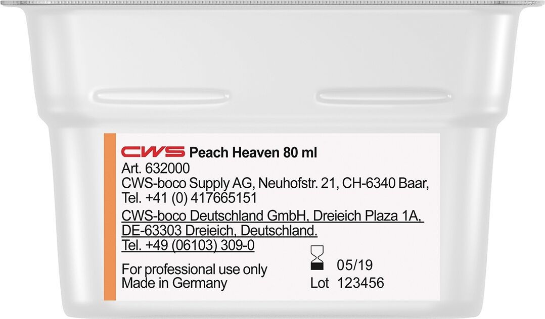 Parfum de salle de bain CWS Paradise Air Bar C632000 Peach Heaven, 80 ml, pour désodorisant