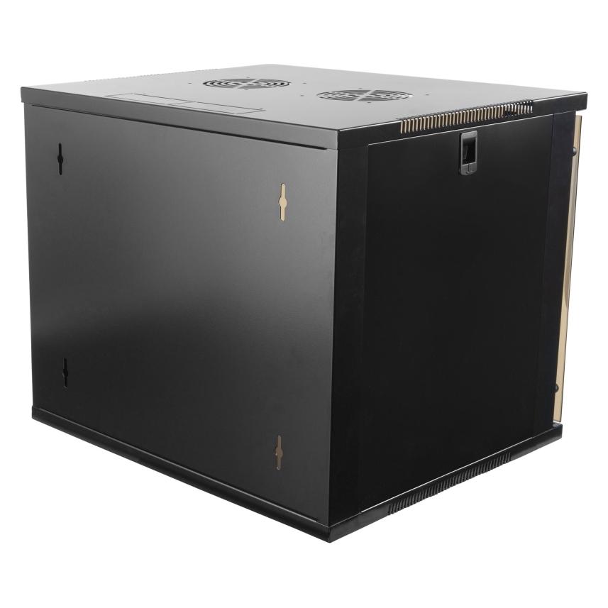 Deltaco 19-5409B rack cabinet 9U Freestanding rack Black (9 HE, 19 Zoll Rack) (19-5409B)