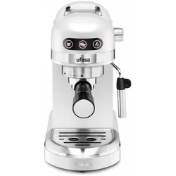 Ufesa Coffee Machine Palermo 20b Thermoblock Bca. Arm White, Siebträgermaschine, Weiss