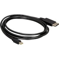 Adapterkabel Mini-DisplayPort > DisplayPort schwarz, 3 Meter