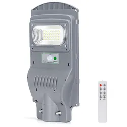 Aigostar 50 W LED-Solar Straßenleuchte Straßenlaterne Solarleuchte für Außen mit Fernbdienung 6500K