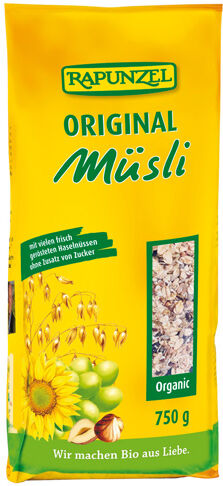 Rapunzel Naturkost Rapunzel Original Muesli Senza Zuccheri Aggiunti 750 G