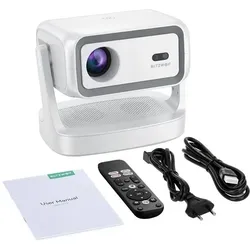 BlitzWolf BW-V12 Projector (Full HD), Beamer, Schwarz