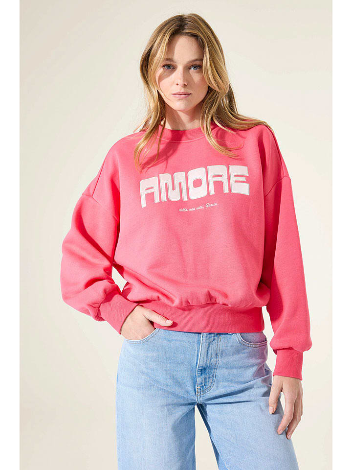 Garcia Sweatshirt in Pink - L