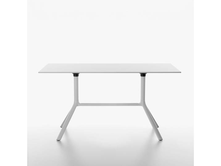 Tisch klappbar Plank Miura 140x70 cm, Weiss, Rechteckig, Neu - Perfekt für Meetings