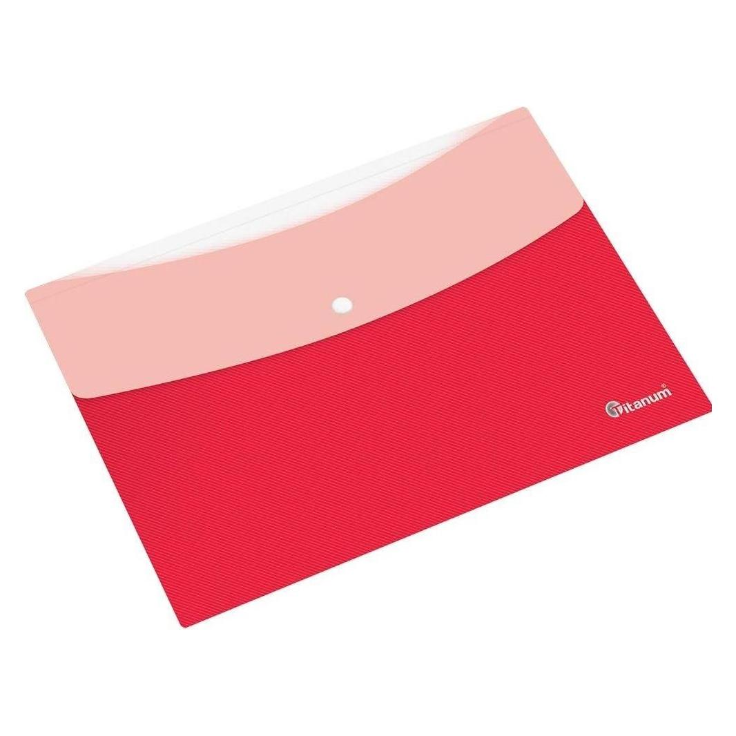 Titanum PP-Umschlagmappe A4, rot und weiss (A4) (47591717)