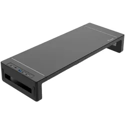 Equip Ergonomischer Monitorständer mit USB (USB-A x 4, USB-C x 1)