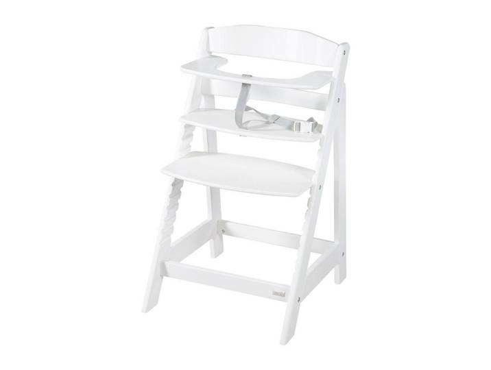 Roba Kinderhochstuhl Sit Up Flex Weiß, Holzwerkstoff, 44.5x80x54 cm, Baby- und Kindermöbel, Babyzimmer, Hochstuhl
