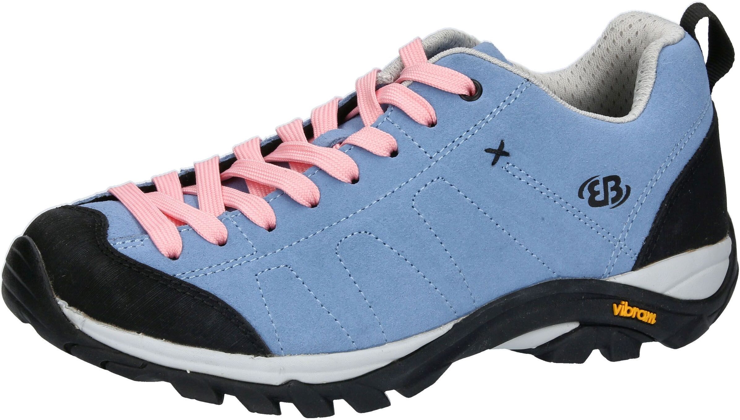 Outdoorschuh BRÜTTING "Outdoorschuh Claremont", Damen, Gr. 40, Textil, blau, Veloursleder, Schuhe Outdoorschuh blau 40, Textil