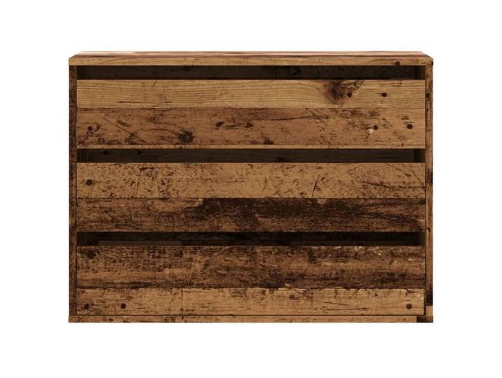 Moderne Commode d'angle BURKE MEUBLE BAS vieux bois 80x41x58 cm bois d'ingénierie AA3196