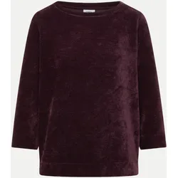 Cord Shirt mit 3/4-Arm Violett M