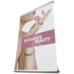 Showdown Displays Klemmprofil »Banner-Profil« 70,5 cm silber, 70.5x2.5x1.5 cm
