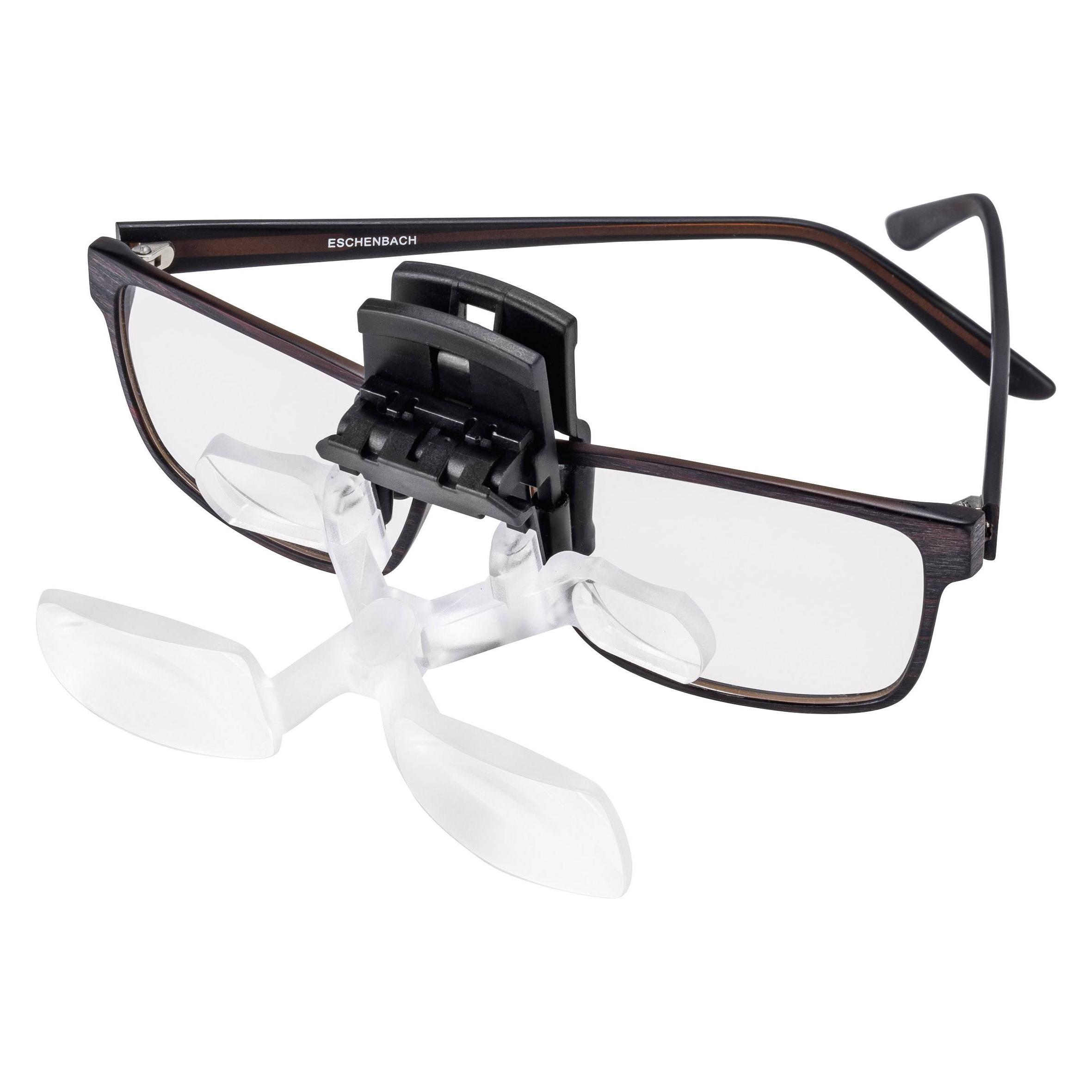 Eschenbach 162461 maxDETAIL clip Lupenbrille mit Clip Vergroesserungsfaktor 2 x (162461)