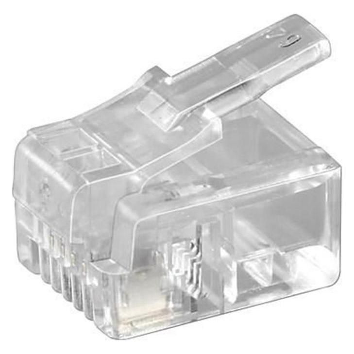 MicroConnect Modular Plug RJ11 6P4C, 10pcs (KON501-10R)