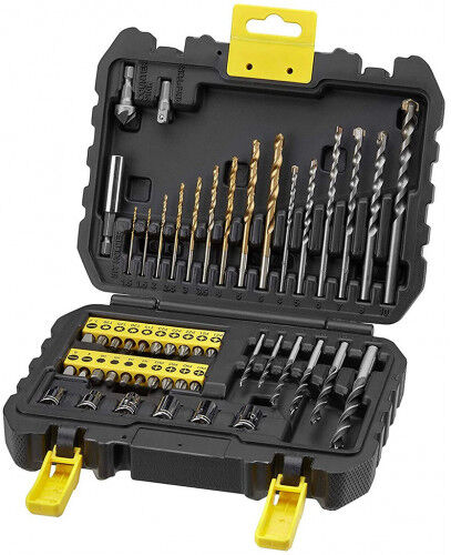 Stanley STA88546-XJ Set de 50 pieces comprenant forets, embouts de tournevis et douilles