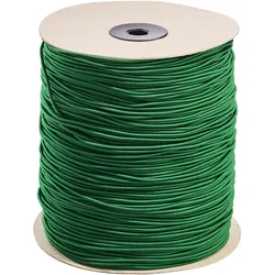 Gummischnur 2,2 mm grün, Latex, Polyester