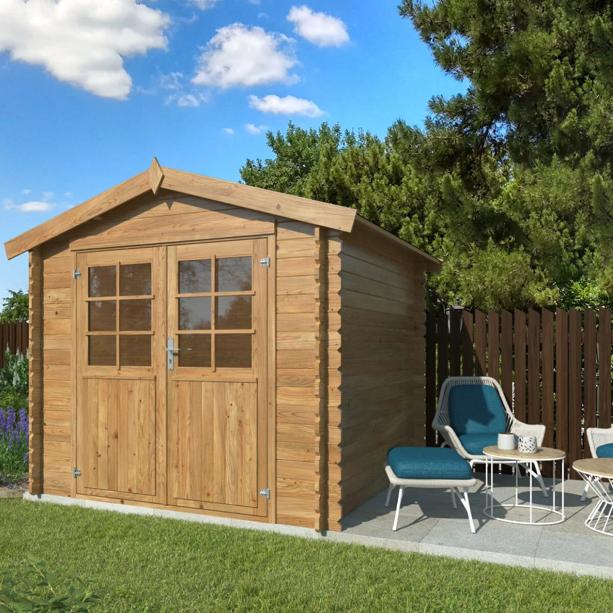 Losa Legnami Arisa Casetta da giardino in legno impregnato 250x250x235cm