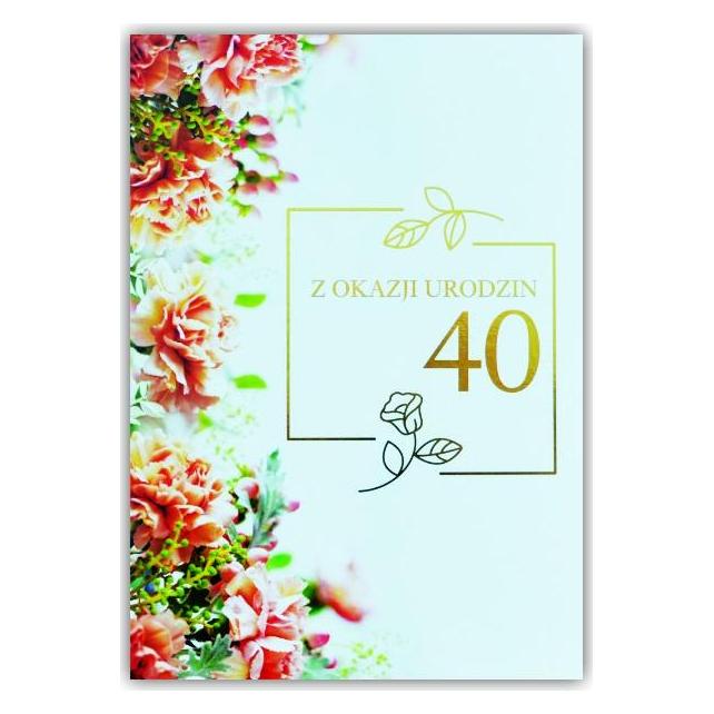 Trend Grusskarte zum 40. Geburtstag (53570214)
