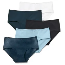 Tchibo - 5 Pantys - Damen - Gr. XL - dunkelblau