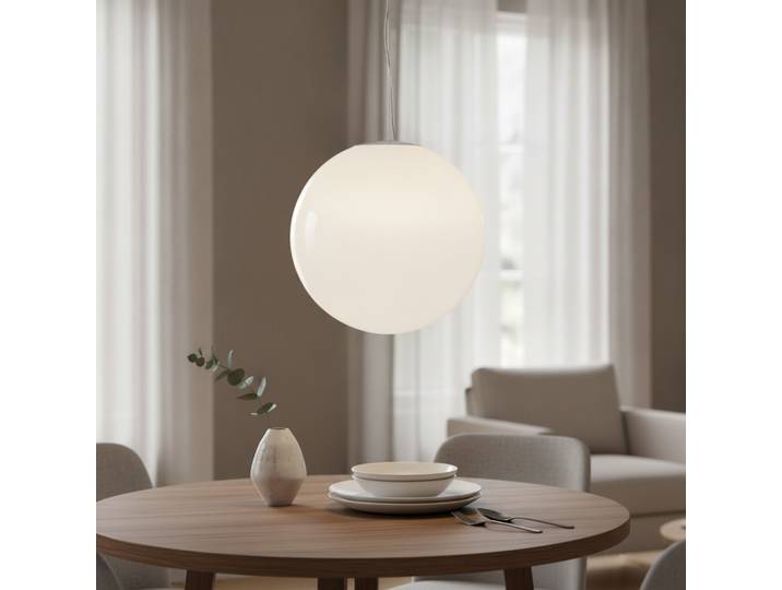 Witte hanglamp Bolita bol Ø 50cm Lyora - 109191