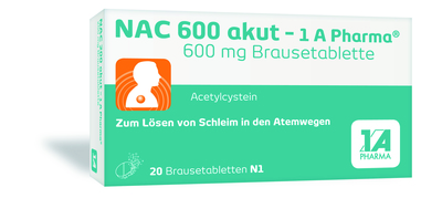 1 A Pharma GmbH NAC 600 akut-1A Pharma Brausetabletten 20 St 00562761