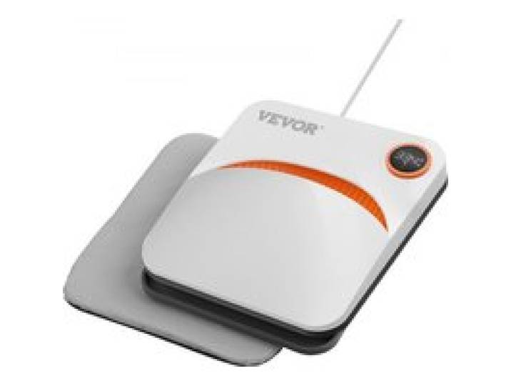 VEVOR 2 in 1 Mini Heat Press Machine Heat Press 22,8 x 22,8 cm, 670 W Heat Transfer T-shirts, onderzetters, kussens, DIY Kleine Heat Press Transfer Press Plotter Drukpersen, Shirt Press Printing