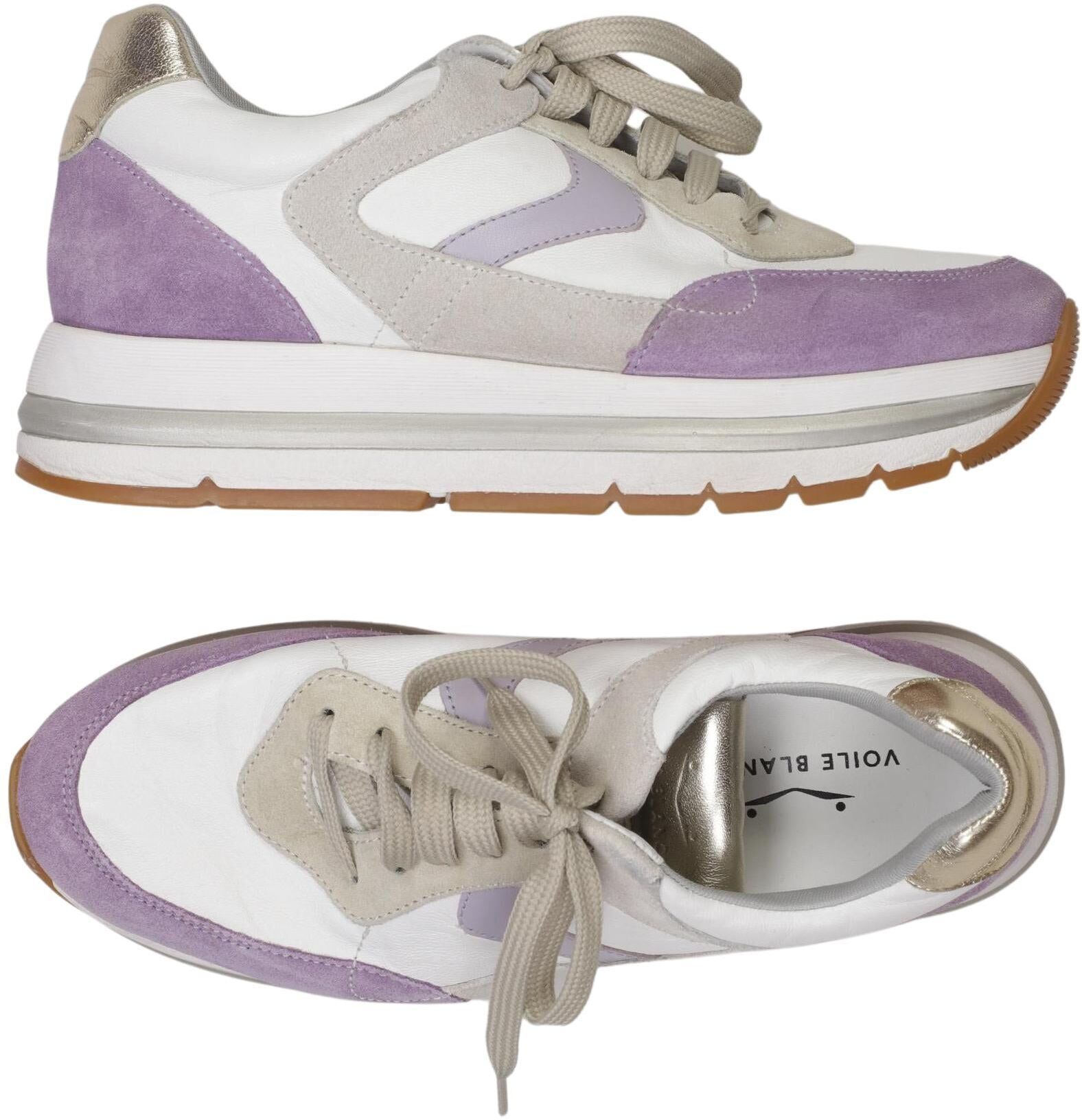Voile Blanche Damen Sneaker, Mehrfarbig, Gr. EU 38, Leder - Second Hand