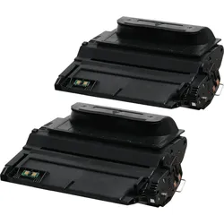 2 Kompatible Toner ersetzt HP Q1338D 38A Doppelpack schwarz