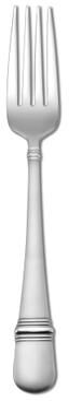 Oneida 18/10 Stainless Steel Satin Astragal Table Forks, Euro Size (Set of 12)