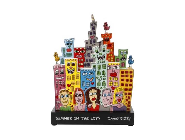 Figuur Summer in The City James Rizzi 22,5 cm - Pop Art