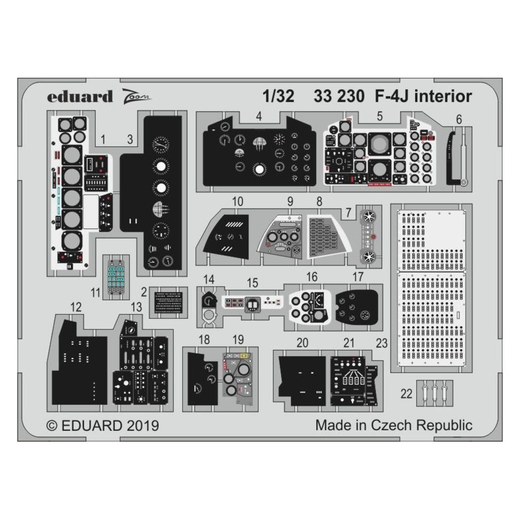 Eduard F-4J interior for Tamiya (33230)