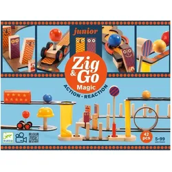 Djeco Kettenreaktionsspiel Zig & Go Junior 43 Teile