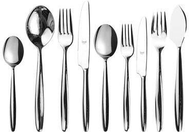 Mepra Acqua Flatware Set - 54 Pieces - Stainless Steel
